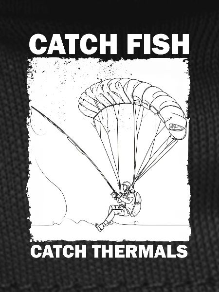 Angler with parachute