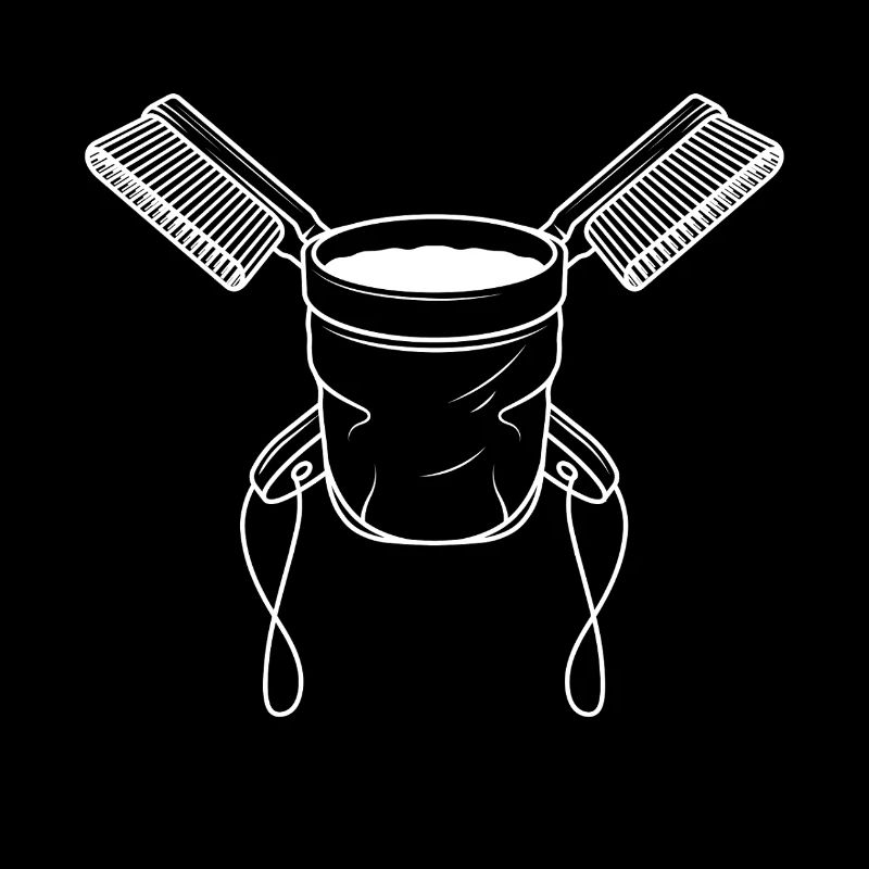 Chalkbag & Brushes  - Weiß