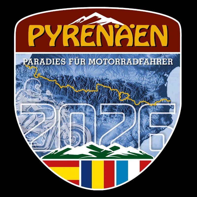 Pyrenäen 2026 | DE | Sticker