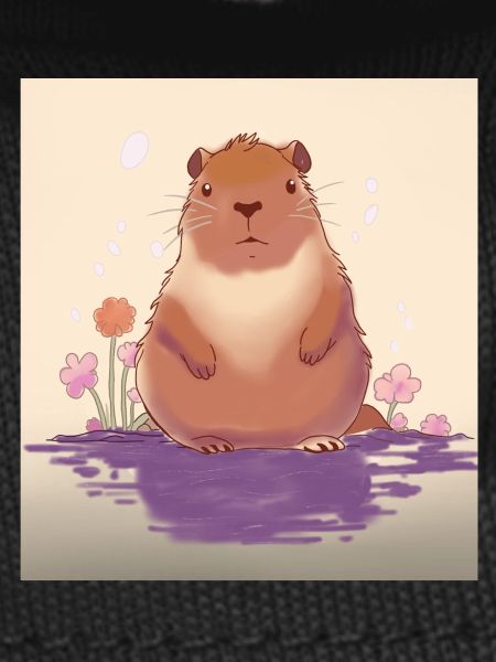 Pastel Lake Capybara