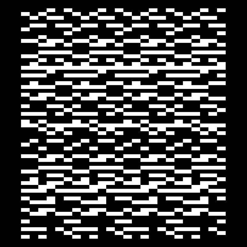 Glitch Grid Monochrome Pattern