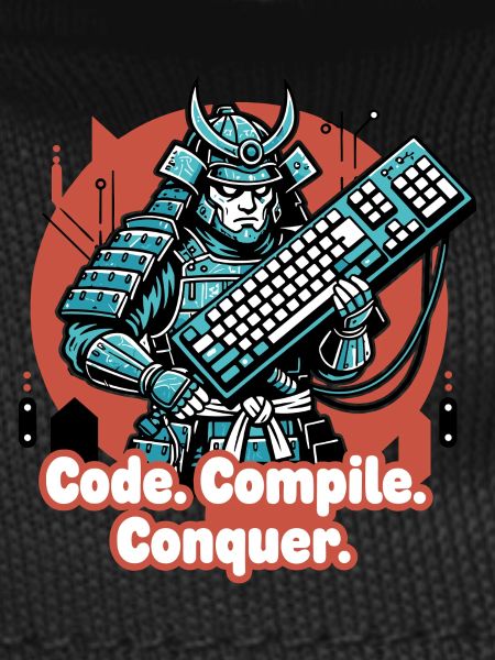 Codekampf Samurai mit Tastatur