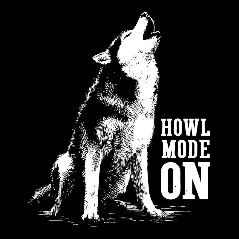 Husky heult den Mond an | Howl Mode On