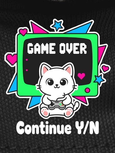 Retro Cats Controller Game Over