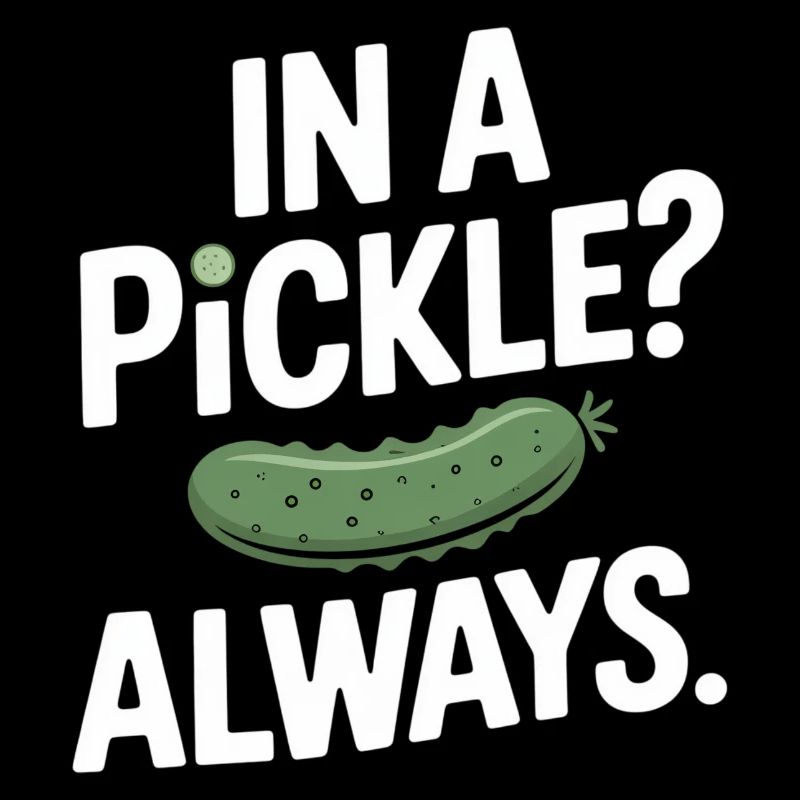 Dans un cornichon Toujours concombre Humour Dire Anglais