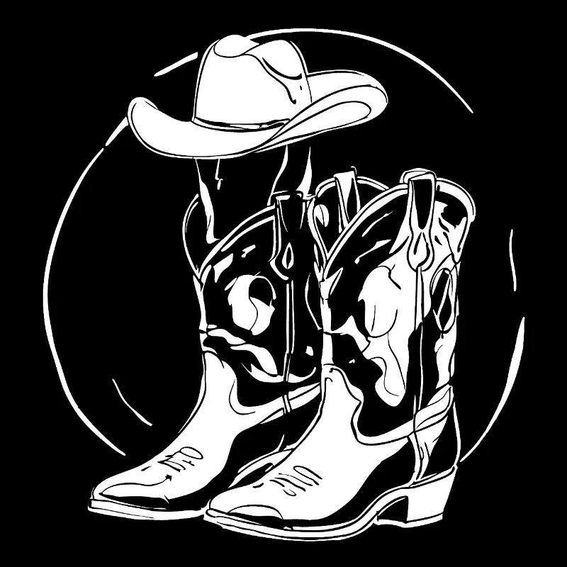 Western Lineart Boots Hat