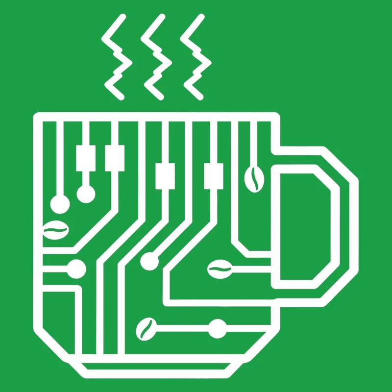 Circuit Mug Glyph Tech Brew
