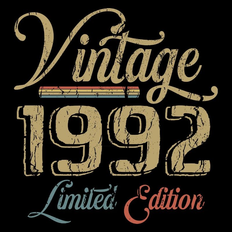 Millésime 1992 Édition limitée Naissance Annésime 1992
