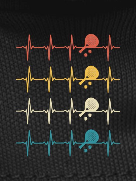 Padel heartbeat retro padel