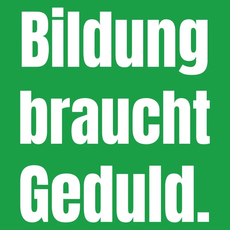 Education needs patience