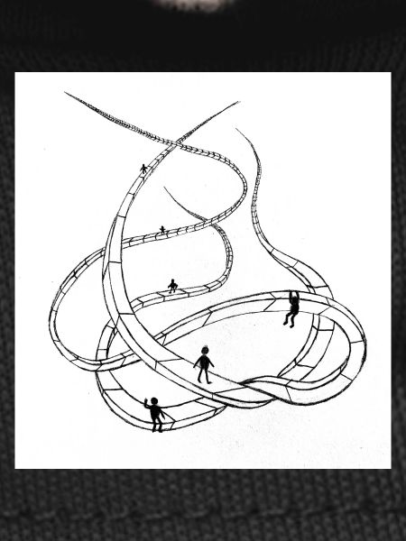Multi-layered looping paths