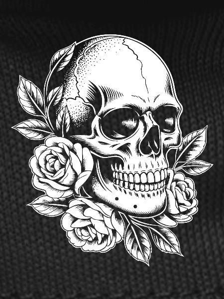 Skulls and roses
