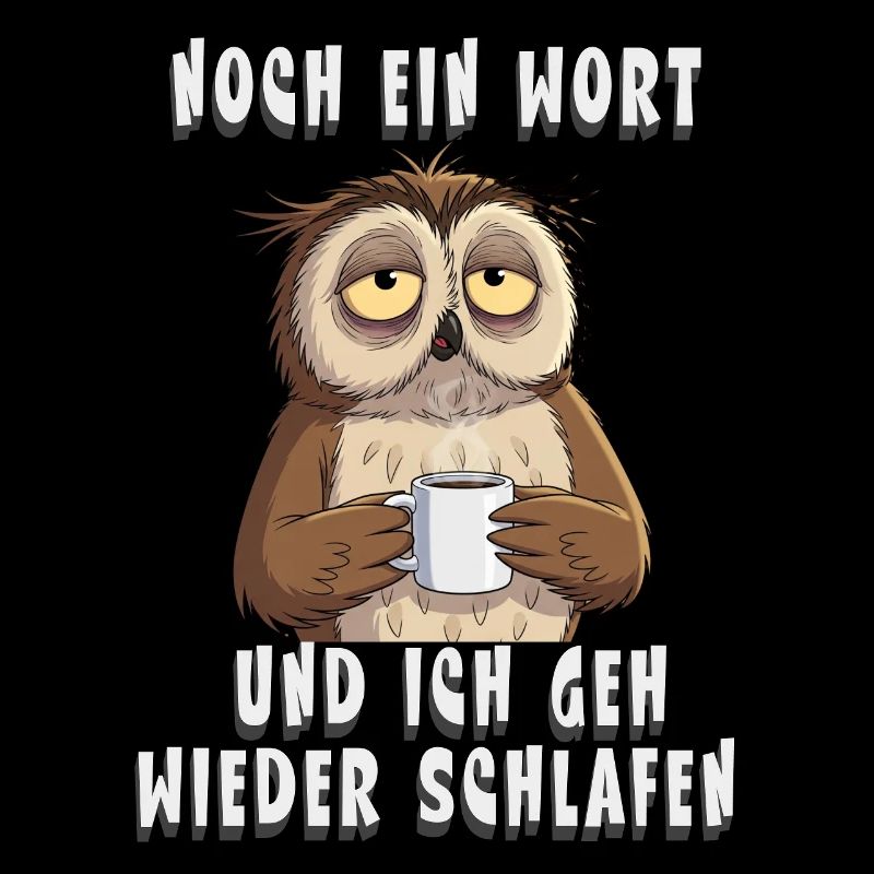 Noch ein Wort, und ich geh wieder schlafen