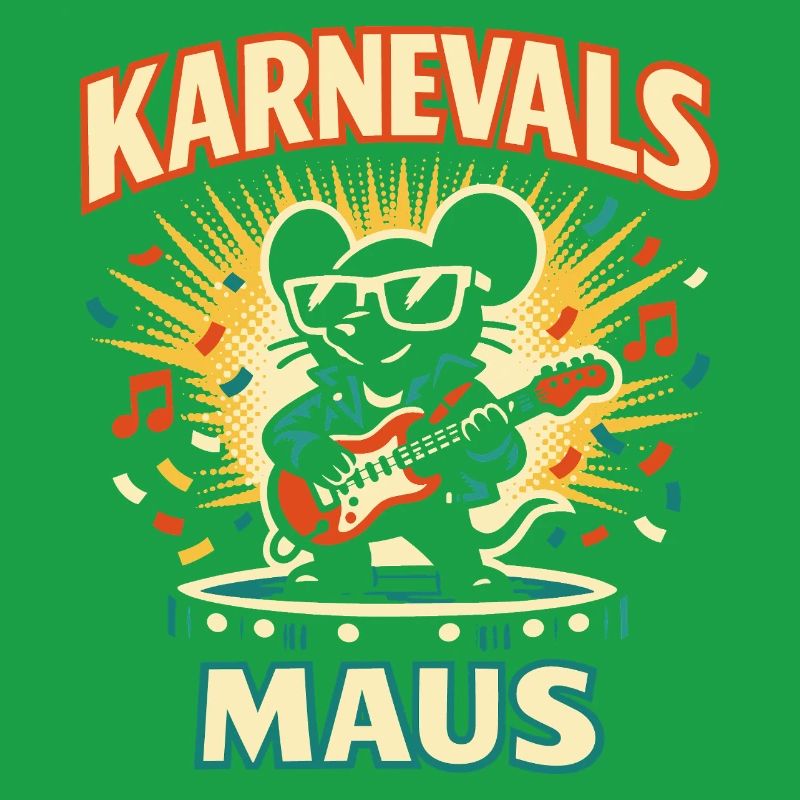 Karneval Mouse Rock Köln Geschenk Süß