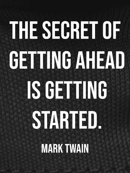 Getting Ahead Starts Now