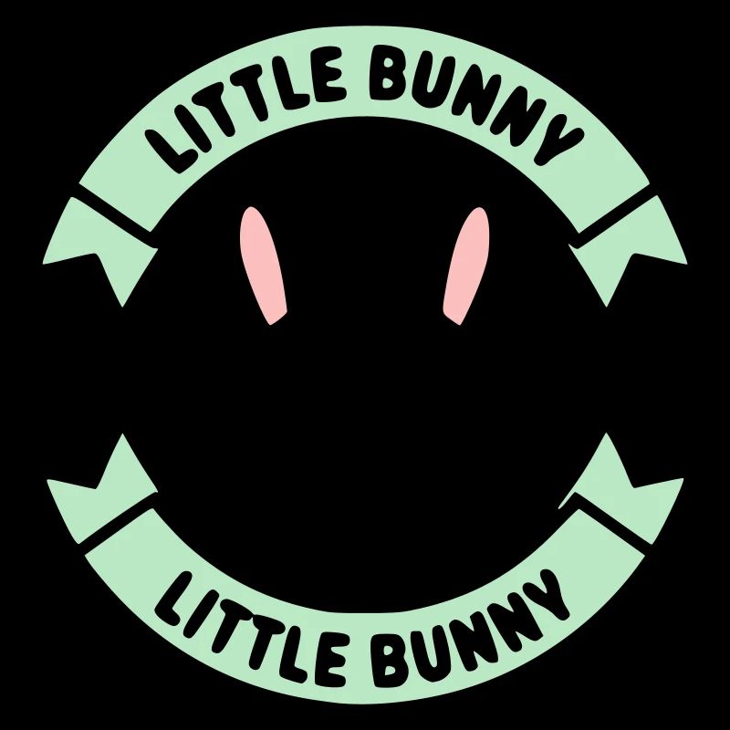 Little Bunny Hase Logo Abzeichen Süß