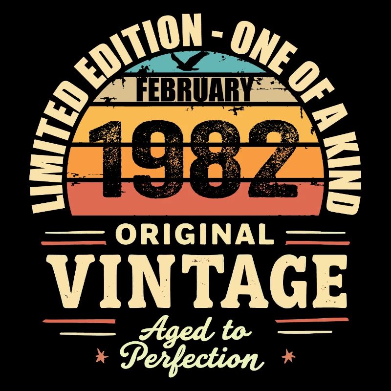 Februar 1982 Geburtstagsgeschenk Februar 1982