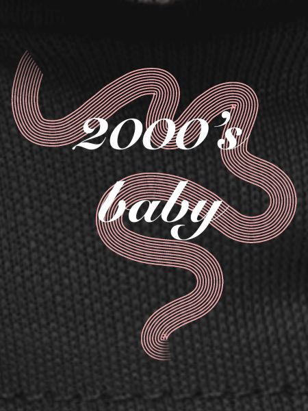 2000s Baby Retro Ribbon