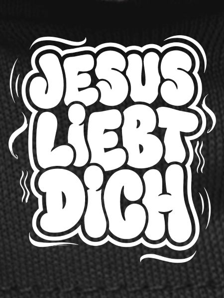 Jesus Loves You Bubblig Lettering