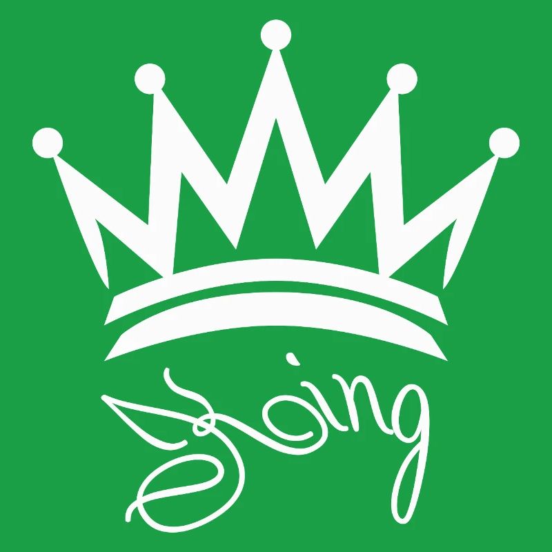 King Valentinstag, Hochzeitstag oder Paar Design