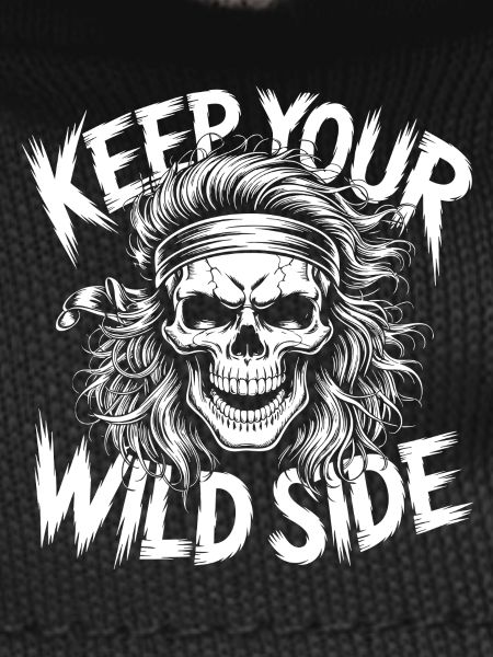 Wild Side Skull Design