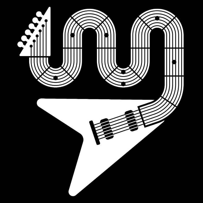 Guitare électrique abstraite