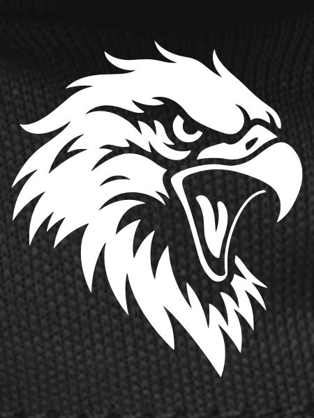 Angry Eagle Head – Tattoo Style