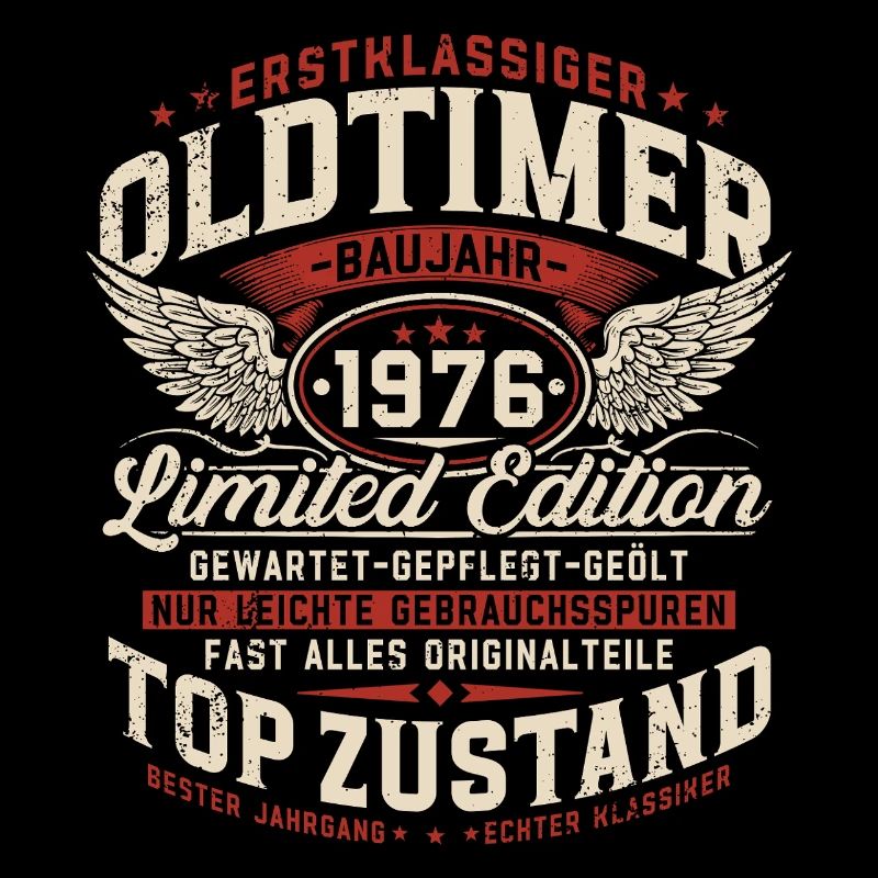 1976 Oldtimer 50. Geburtstag Geschenk Retro