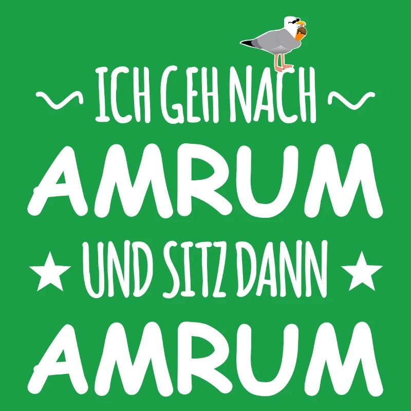 Amrum mit Schnaps Möwe