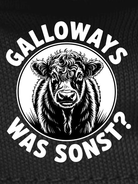 Galloway Cow Circle Graphic