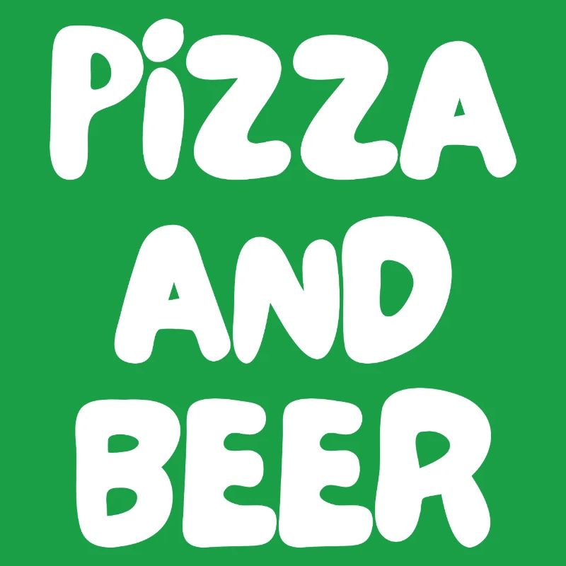Pizza und Bier