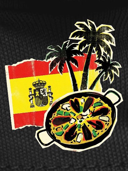 Spain Paella Palm Trees