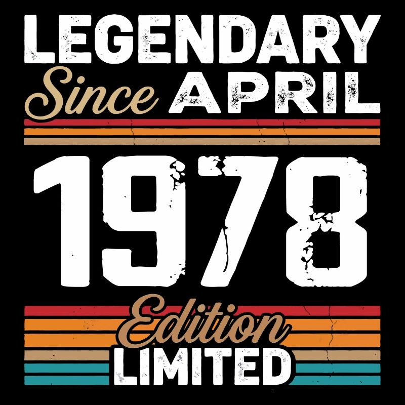 April 1978 Retro April 1978 Geburtstagsgeschenk