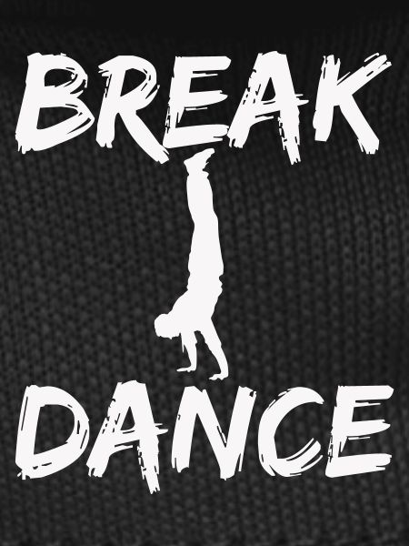 Breakdance Silhouette Motif