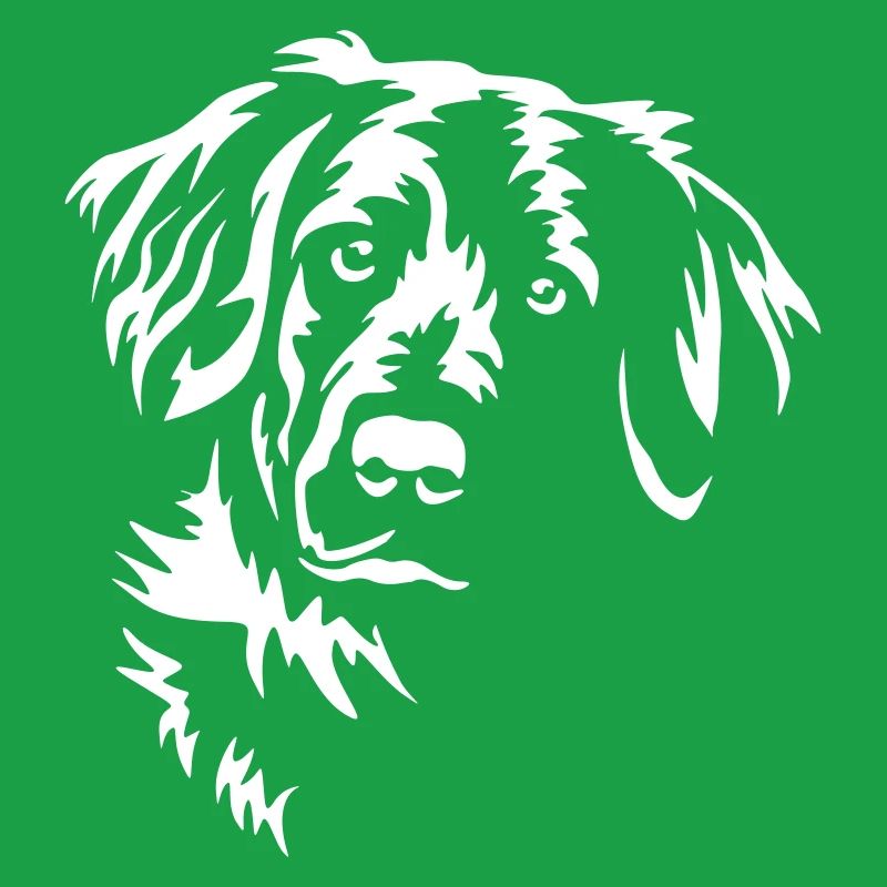 Flat-coated Retriever Head "Black Edition"