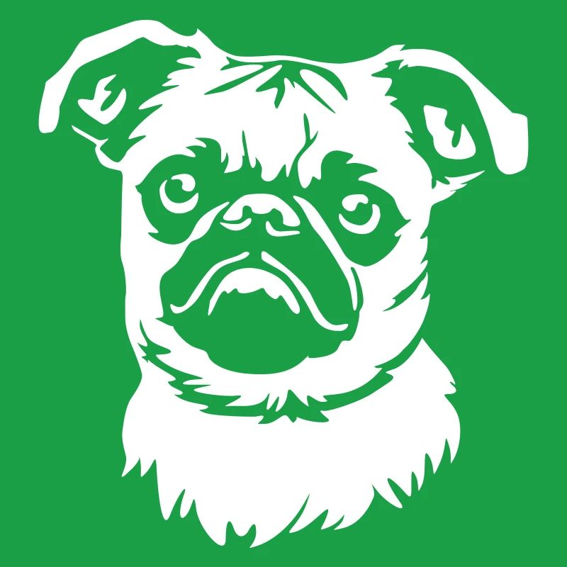 Brussels Griffon Head "Black Edition"