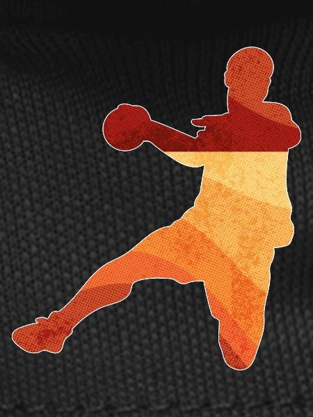 Basketball dunk in retrogradient