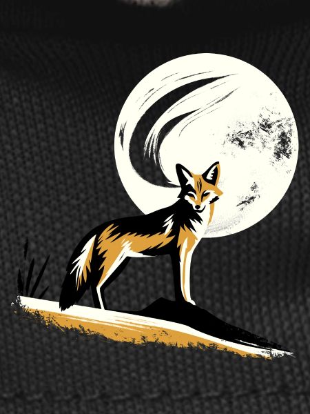 Jackal in the moonlight