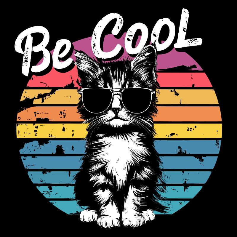 Lunettes de soleil rétro pour chat Be Cool