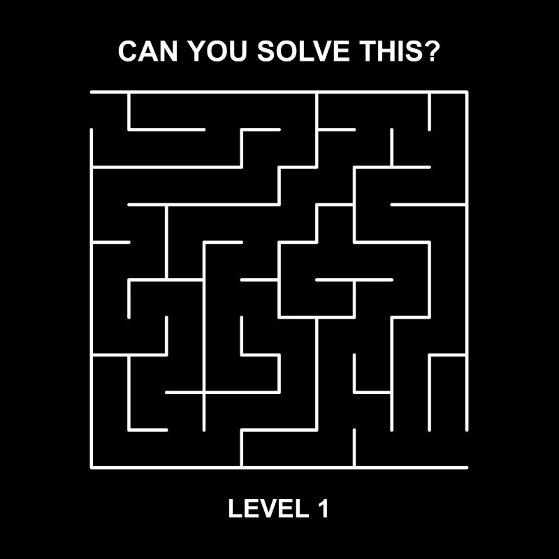 Maze Puzzle Challenge – Can You Solve This? Level1