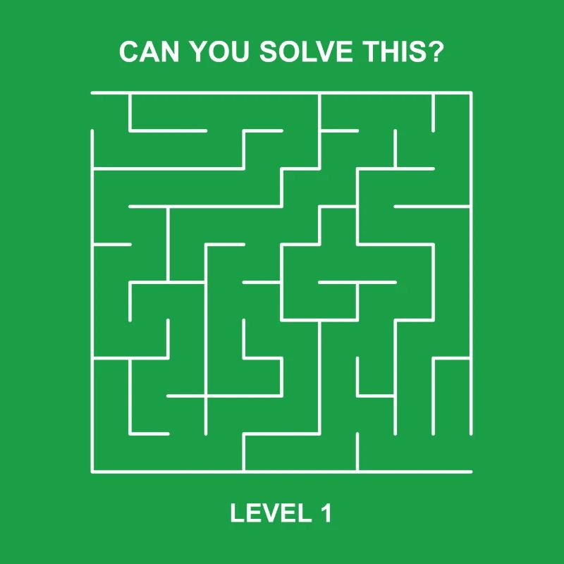 Maze Puzzle Challenge – Can You Solve This? Level1