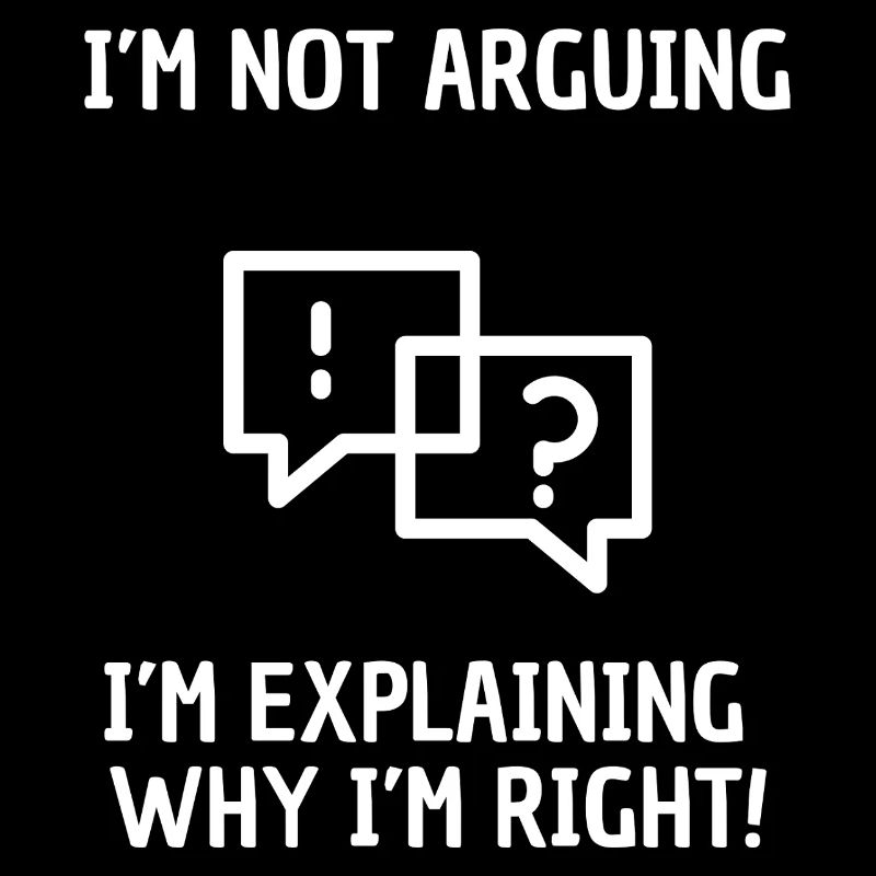 I explain why I'm right