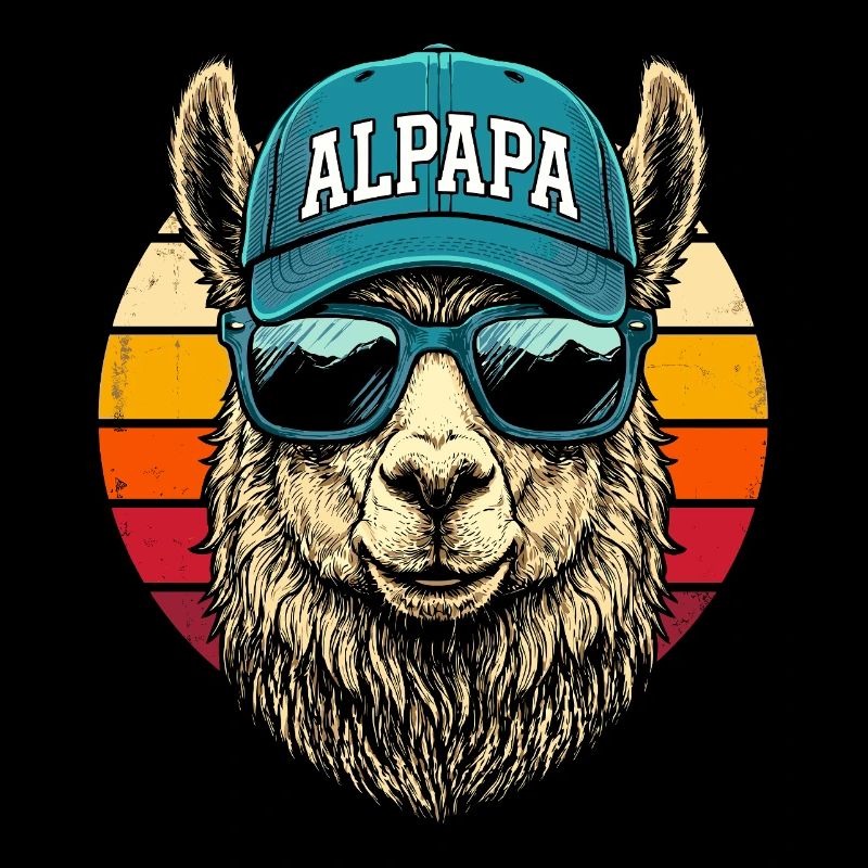 Alpaca Retro Sunglasses Cap