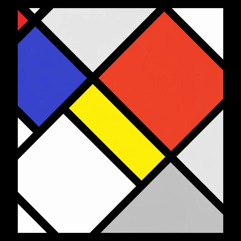 Mondrian Geometric Planes