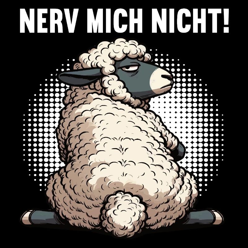 Nerv Mich Nicht Schaf Schafe Schäfer Schafhalter 