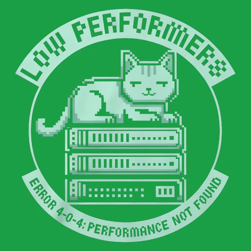 Low Performers Cat Server Pixel Art