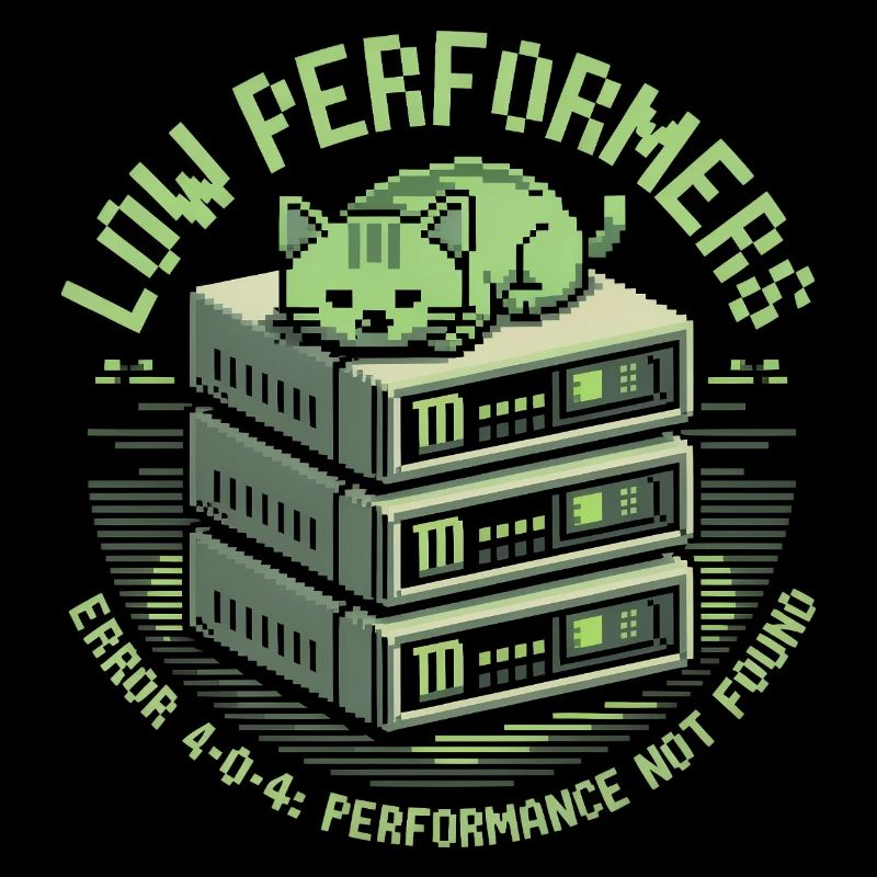 Low Performers Katze Server Pixel Art
