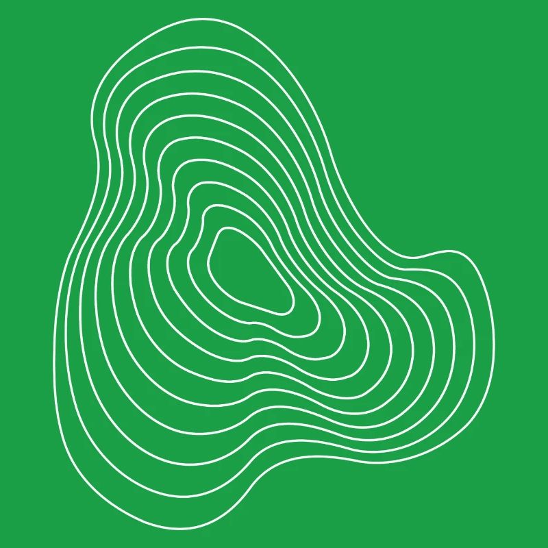 Contour Plasma Echoes Abstract Pattern