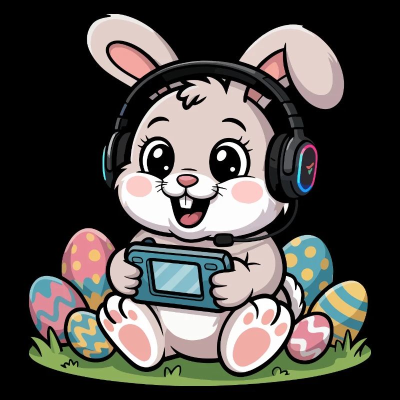 Happy Easter Sweet Easter Bunny Egg Hunt Easter Eggs