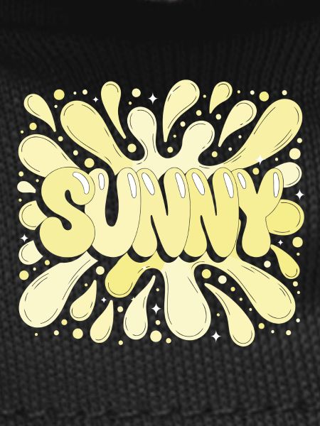 Sun Bubbles Retro Yellow